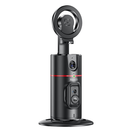 Yesido SF20 Magnetic 360 Degree Rotating Smart Al Auto Face Tracking PTZ Bracket(Black) - Selfie Sticks by Yesido | Online Shopping UK | buy2fix