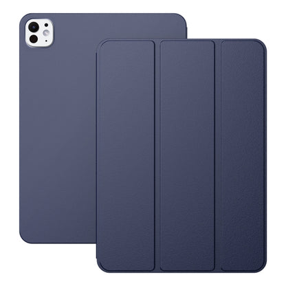 For iPad Pro 11 2024 Ultra-thin Double-sided Clip Magnetic Smart Tablet Case(Dark Blue) - iPad Pro 11 2024 Cases by buy2fix | Online Shopping UK | buy2fix