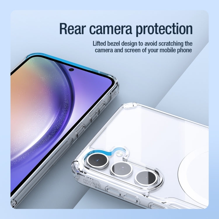 For Samsung Galaxy A55 NILLKIN Ultra Clear Magnetic PC + TPU Phone Case(Transparent) - Galaxy Phone Cases by NILLKIN | Online Shopping UK | buy2fix