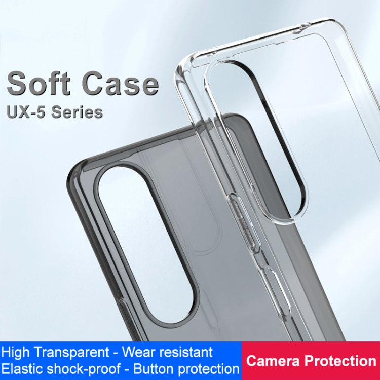 For Sony Xperia 1 VI IMAK UX-5 Series TPU Phone Case(Transparent) - Sony Cases by imak | Online Shopping UK | buy2fix