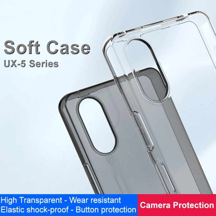 For Sony Xperia 10 VI IMAK UX-5 Series TPU Phone Case(Transparent) - Sony Cases by imak | Online Shopping UK | buy2fix