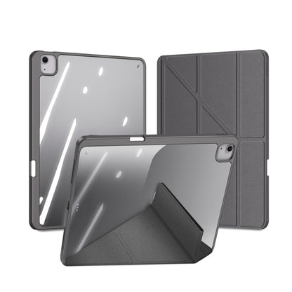 For iPad Air 13 2024 DUX DUCIS Magi Series Smart Leather Tablet Case(Grey) - iPad Air 13 2024 Cases by DUX DUCIS | Online Shopping UK | buy2fix