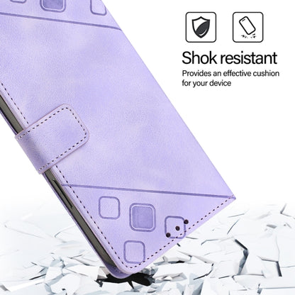 For Blackview A53 Skin Feel Embossed Leather Phone Case(Light Purple) - More Brand by buy2fix | Online Shopping UK | buy2fix