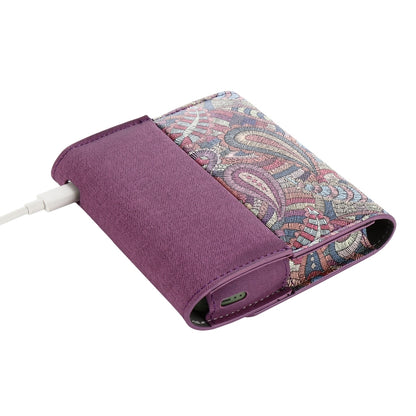 For IQOS ILUMA Electronic Cigarette Square Contrast Color Storage Bag(Purple) - E Cigarette Accessories by buy2fix | Online Shopping UK | buy2fix