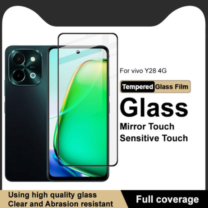 For vivo Y28 4G imak 9H Surface Hardness Full Screen Tempered Glass Film Pro+ Series - vivo Tempered Glass by imak | Online Shopping UK | buy2fix