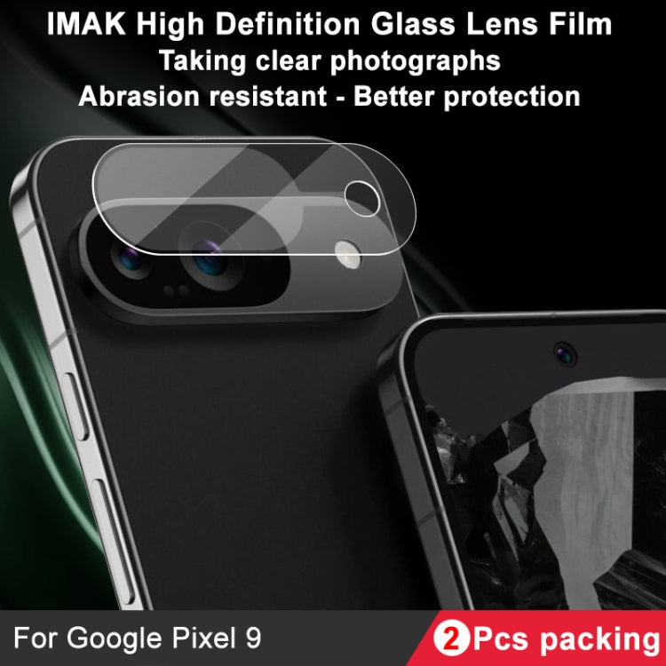 For Google Pixel 9 2pcs/Set imak HD Glass Rear Camera Lens Film - Other by imak | Online Shopping UK | buy2fix