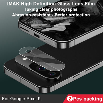 For Google Pixel 9 2pcs/Set imak HD Glass Rear Camera Lens Film - Other by imak | Online Shopping UK | buy2fix