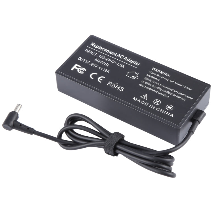 240W 20V 12A Laptop Notebook Power Adapter For Asus 6.0 x 3.7mm, Plug:UK Plug - For Asus by buy2fix | Online Shopping UK | buy2fix