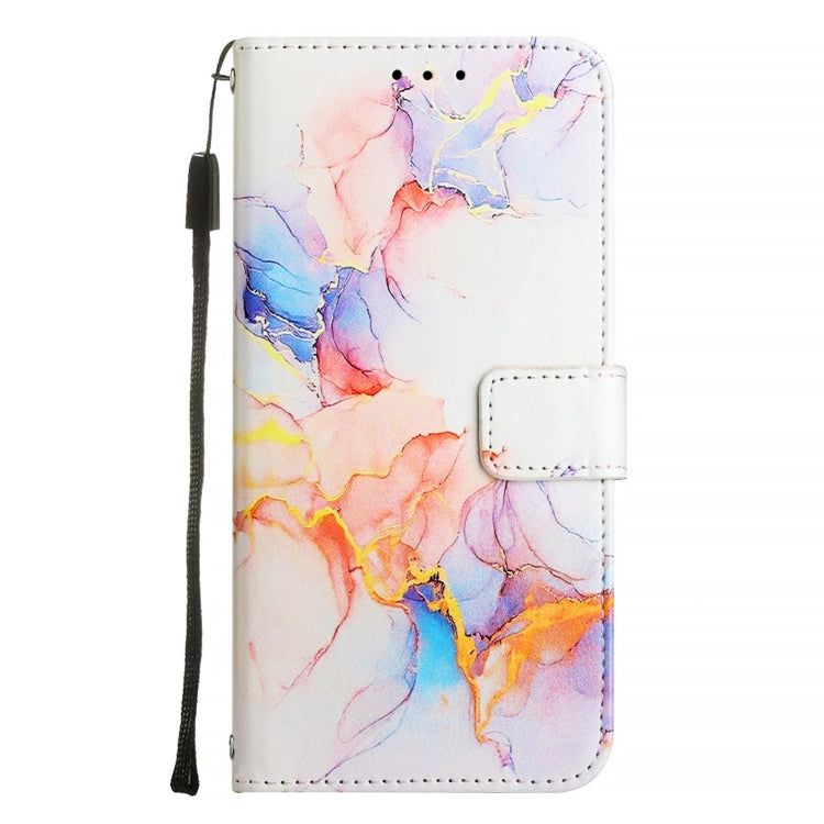 For Blackview A52 PT003 Marble Pattern Flip Leather Phone Case(Galaxy Marble White) - More Brand by buy2fix | Online Shopping UK | buy2fix