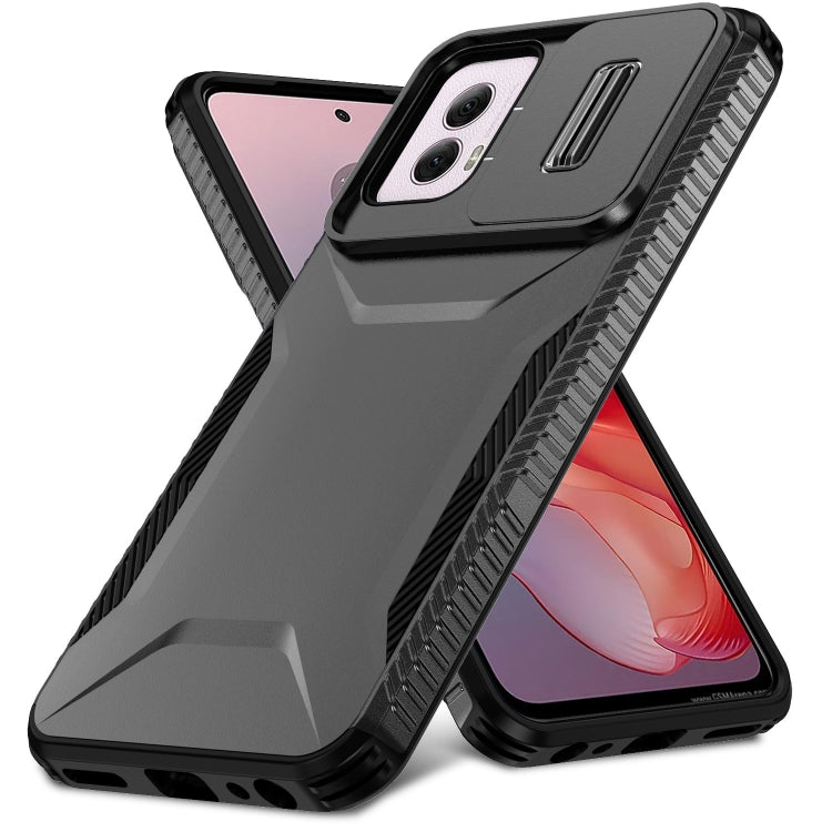 For Motorola Moto G Power 5G 2024 Sliding Camshield Phone Case(Black) - Motorola Cases by buy2fix | Online Shopping UK | buy2fix