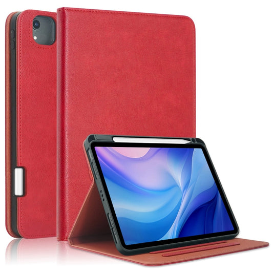 For iPad Air 11 2024 / Pro 11 2022 Front Stand Smart TPU Leather Tablet Case(Red) - iPad Air 11 2024 Cases by buy2fix | Online Shopping UK | buy2fix