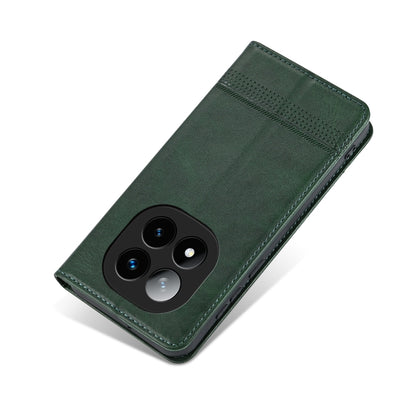 For Redmi Note 14 Pro+ 5G AZNS Magnetic Calf Texture Flip Leather Phone Case(Dark Green) - Note 14 Pro+ Cases by AZNS | Online Shopping UK | buy2fix