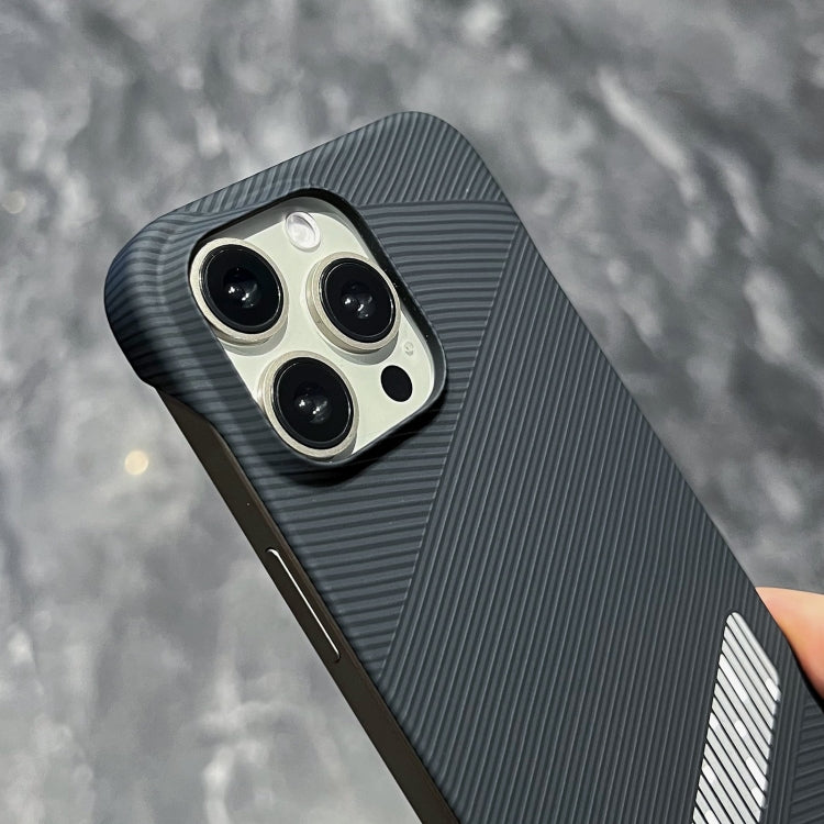 For iPhone 14 Pro Carbon Fiber Frameless Cooling Phone Case(Black) - iPhone 14 Pro Cases by buy2fix | Online Shopping UK | buy2fix