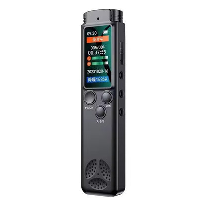 H22 Smart Color Screen Noise Reduction Voice Recorder, Capacity:64GB(Black) - Recording Pen by buy2fix | Online Shopping UK | buy2fix