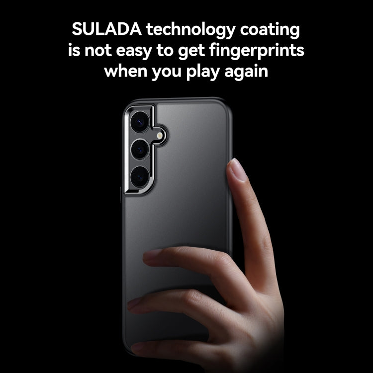 For Samsung Galaxy S24 Ultra 5G 5G SULADA Skin Feel Matte Shockproof Phone Case(Grey) - Galaxy S24 Ultra 5G Cases by SULADA | Online Shopping UK | buy2fix