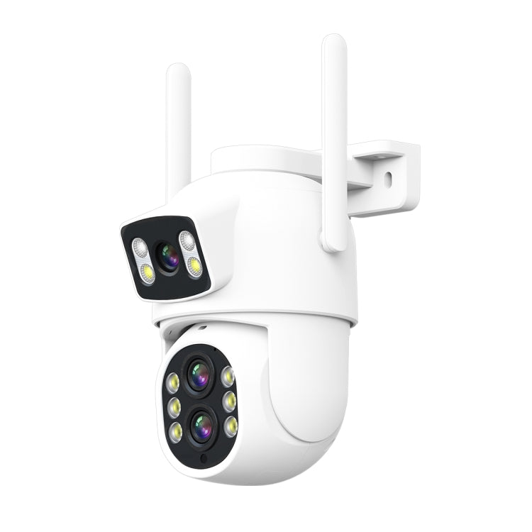 ESCAM QF500 5+5MP Motion Detection WiFi Intelligent 10X Optical Zoom Camera(EU Plug) - Dome Camera by ESCAM | Online Shopping UK | buy2fix