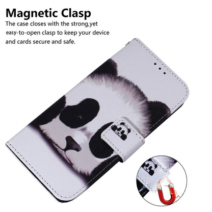 For Xiaomi Redmi K70 Pro / K70 Coloured Drawing Flip Leather Phone Case(Panda) - K70 Cases by buy2fix | Online Shopping UK | buy2fix