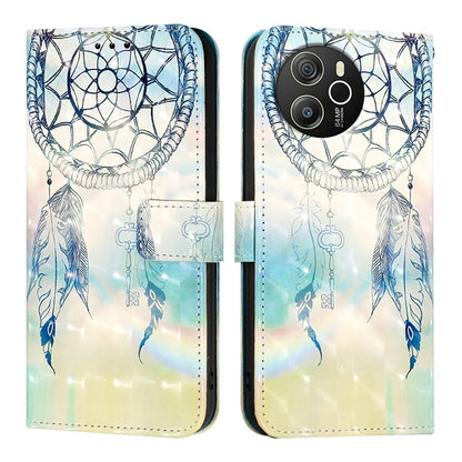 For Blackview Shark 8 3D Painting Horizontal Flip Leather Phone Case(Dream Wind Chimes) - More Brand by buy2fix | Online Shopping UK | buy2fix