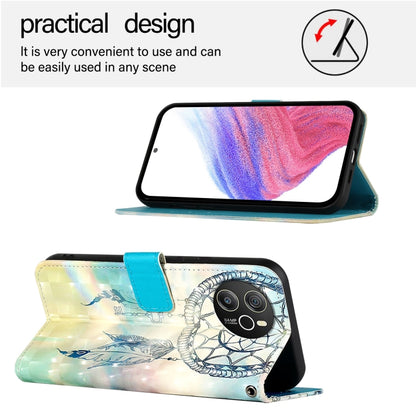 For Blackview Shark 8 3D Painting Horizontal Flip Leather Phone Case(Dream Wind Chimes) - More Brand by buy2fix | Online Shopping UK | buy2fix