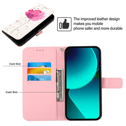 For Google Pixel 9 3D Painting Horizontal Flip Leather Phone Case(Flower) - Google Cases by buy2fix | Online Shopping UK | buy2fix