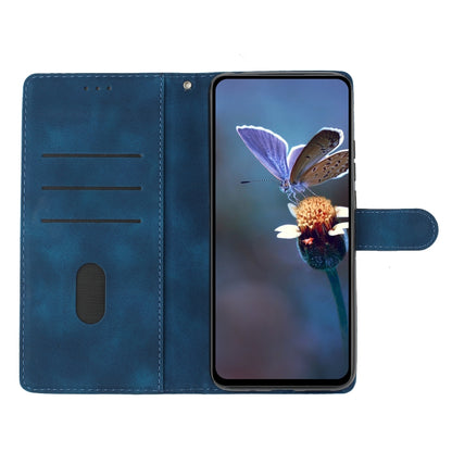 For Samsung Galaxy S25+ 5G Flower Butterfly Embossing Pattern Leather Phone Case(Blue) - Galaxy S25+ 5G Cases by buy2fix | Online Shopping UK | buy2fix