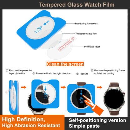 For Xiaomi Watch S3 eSIM imak Tempered Glass Watch Film, Self-positioning Version - Screen Protector by imak | Online Shopping UK | buy2fix