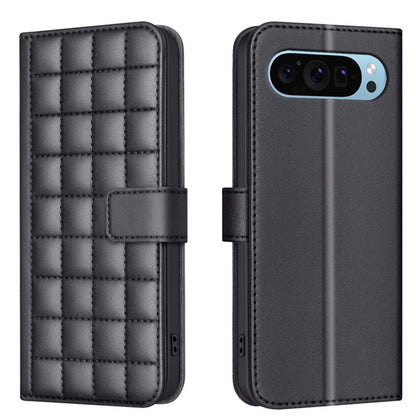 For Google Pixel 9 Square Texture Leather Phone Case(Black) - Google Cases by buy2fix | Online Shopping UK | buy2fix