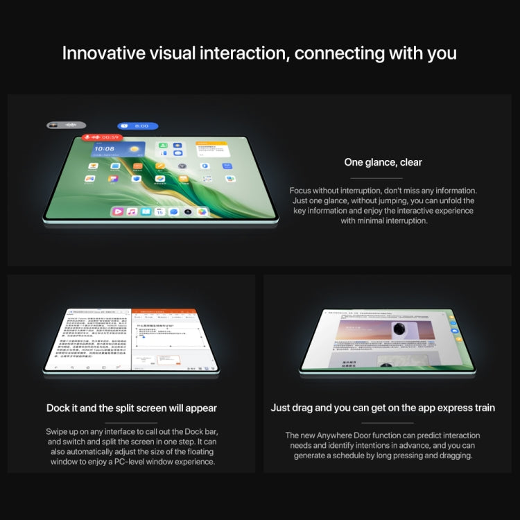 Honor MagicPad2 WiFi Tablet PC, 12GB+256GB, 12.3 inch MagicOS 8.0.1 Qualcomm Snapdragon 8s Gen 3 Octa Core(Green) - Huawei by Huawei | Online Shopping UK | buy2fix