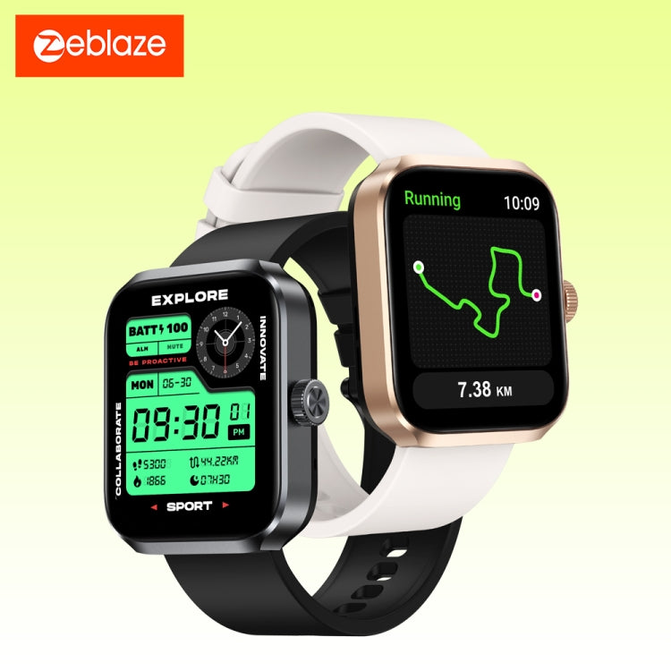 Zeblaze Beyond 3 Plus 1.78 inch Screen Stylish GPS Smart Watch, Support Bluetooth Calling / Heart Rate / Blood Oxygen Monitor(Black) - Smart Watches by Zeblaze | Online Shopping UK | buy2fix