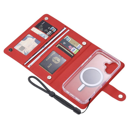 For iPhone 15 Pro Max ViLi GHA-C Series RFID MagSafe Magnetic Flip Leather Phone Case(Red) - iPhone 15 Pro Max Cases by ViLi | Online Shopping UK | buy2fix