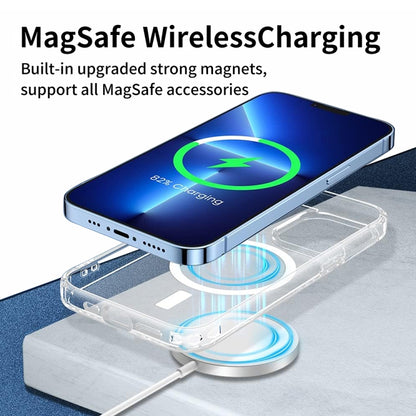 For iPhone 14 Pro Max ViLi MAG-C Series MagSafe Magnetic PC + TPU Phone Case(Transparent) - iPhone 14 Pro Max Cases by ViLi | Online Shopping UK | buy2fix