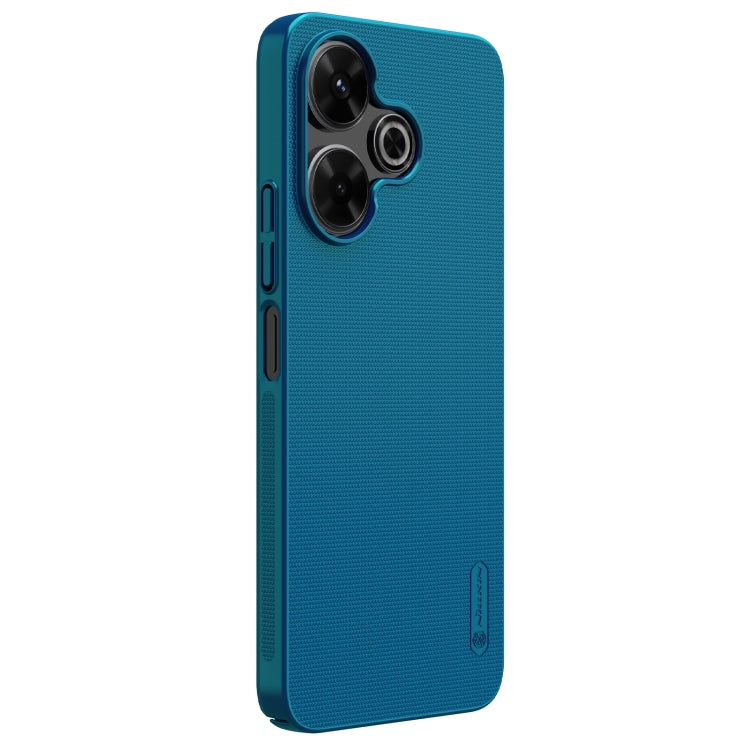 For Redmi Note 13R 5G / 13 4G NILLKIN Frosted PC Phone Case(Blue) - Redmi 13 Cases by NILLKIN | Online Shopping UK | buy2fix