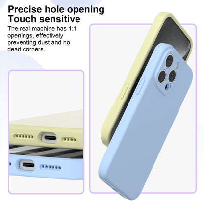 For iPhone 16 Precise Hole Liquid Silicone Jelly Color Full Coverage Phone Case(Sugar Orange Color) - iPhone 16 Cases by buy2fix | Online Shopping UK | buy2fix