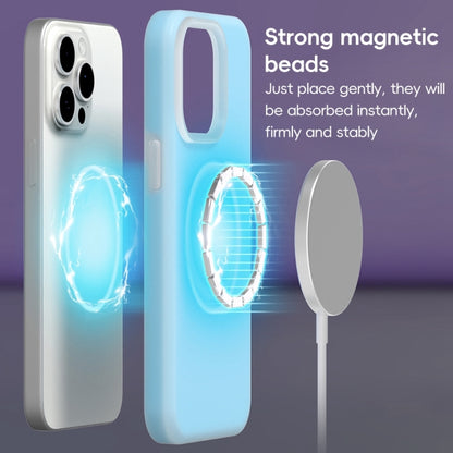 For iPhone 16 Plus Jelly Liquid Silicone MagSafe Magnetic Phone Case(White) - iPhone 16 Plus Cases by buy2fix | Online Shopping UK | buy2fix