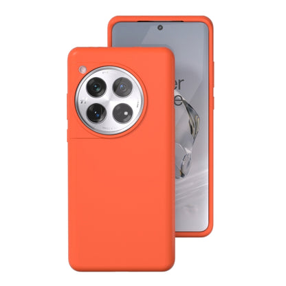 For OnePlus 12 All-inclusive Liquid Silicone Phone Case(Orange) - OnePlus Cases by buy2fix | Online Shopping UK | buy2fix