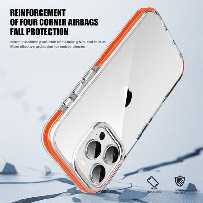 For iPhone 16 Pro TPE Airbag TPU+ PC Full Coverage Phone Case(Orange) - iPhone 16 Pro Cases by buy2fix | Online Shopping UK | buy2fix