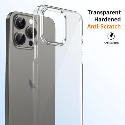 For iPhone 16 Pro Ice Feel HD Transparent PC Full Coverage Phone Case(Silver) - iPhone 16 Pro Cases by buy2fix | Online Shopping UK | buy2fix