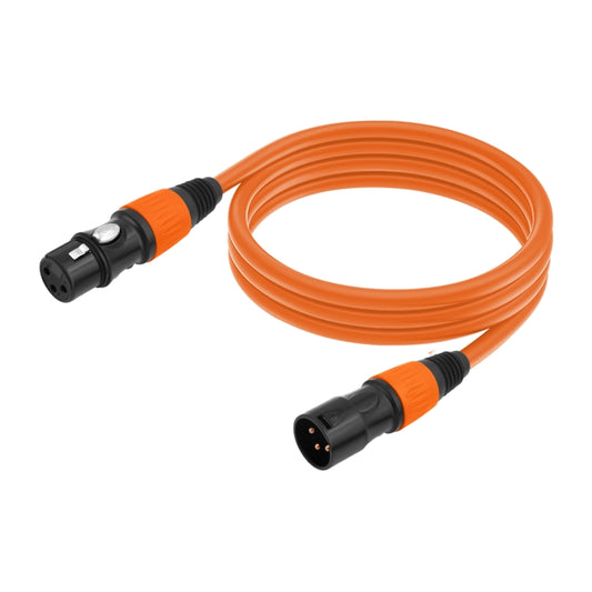 JC1015 XLR 3pin Male to Female Audio Cable, Length:5m(Orange) - Microphone Audio Cable & Connector by buy2fix | Online Shopping UK | buy2fix