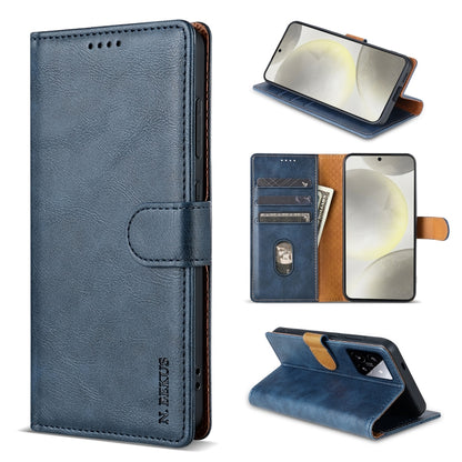 For Xiaomi 14 N.BEKUS CSJ-P1 Solid Color Leather Phone Case(Blue) - 14 Cases by N.BEKUS | Online Shopping UK | buy2fix