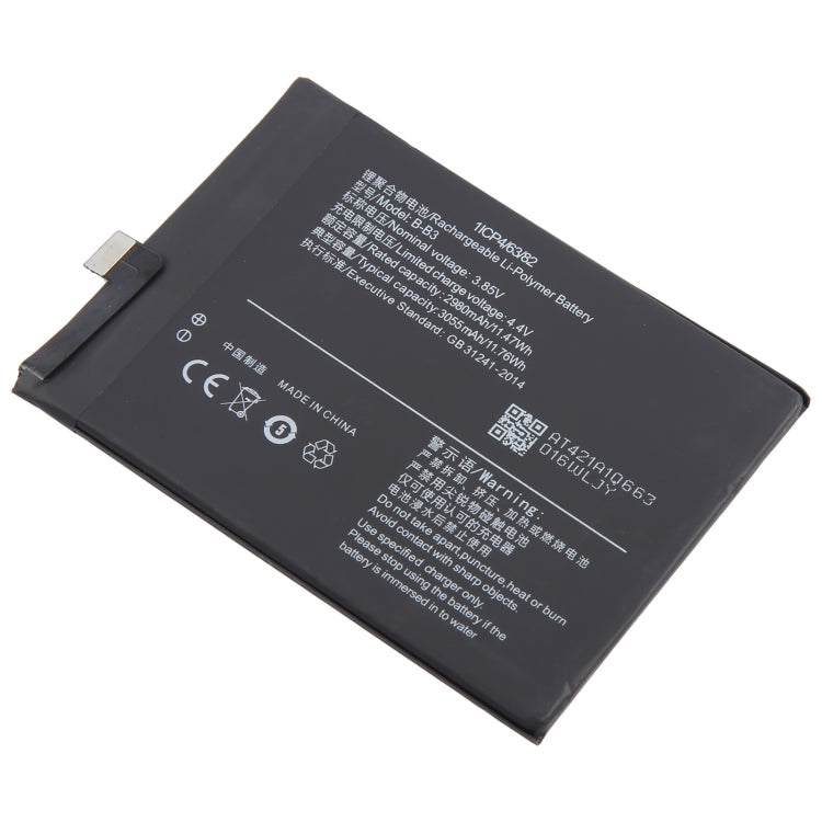 For vivo X9 B-B3 3050mAh Li-Polymer Battery Replacement - Others by buy2fix | Online Shopping UK | buy2fix