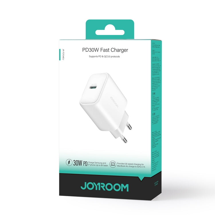 JOYROOM JR-TCF24 30W USB-C / Type-C Fast Charger, Specification:EU Plug(White) - USB Charger by JOYROOM | Online Shopping UK | buy2fix