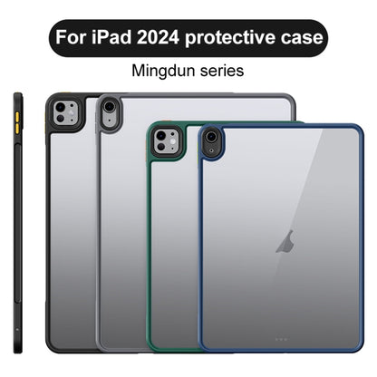 For iPad Air 13 2024 Ming Shield Series PC Hybrid TPU Tablet Case(Blue) - iPad Air 13 2024 Cases by buy2fix | Online Shopping UK | buy2fix