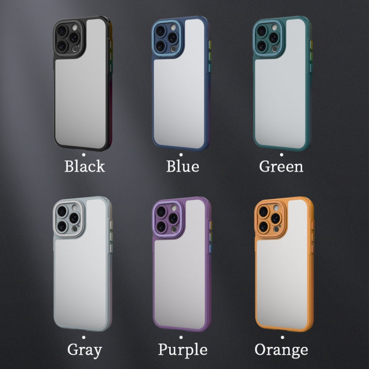 For iPhone 16 Pro Bodyguard Micro Matte PC Hybrid TPU Phone Case(Purple) - iPhone 16 Pro Cases by buy2fix | Online Shopping UK | buy2fix