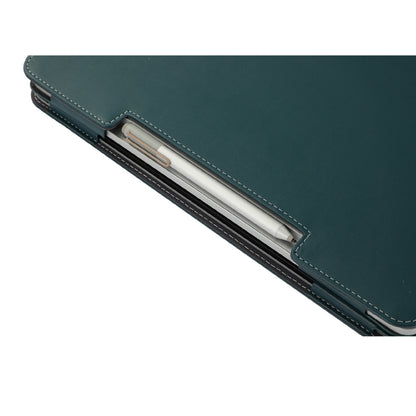 For Microsoft Surface Laptop Studio 2 Vegan Leather Laptop Protective Case(Dark Green) - Screen & Keyboard Cover by buy2fix | Online Shopping UK | buy2fix