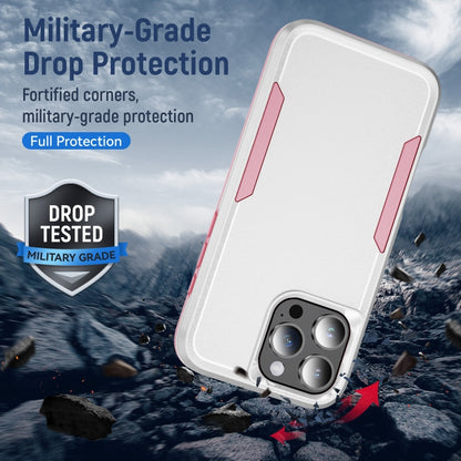 For iPhone 16 Pro Max Pioneer Armor Heavy Duty PC + TPU Phone Case(White+Pink) - iPhone 16 Pro Max Cases by buy2fix | Online Shopping UK | buy2fix