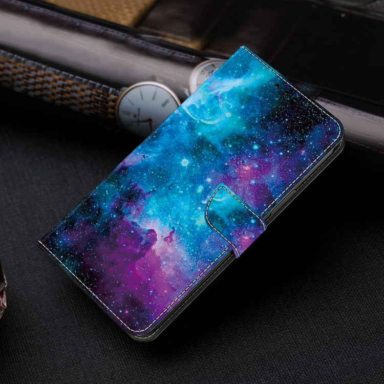 For iPhone 16 Pro Max Crystal Painted Leather Phone case(Starry Sky) - iPhone 16 Pro Max Cases by buy2fix | Online Shopping UK | buy2fix