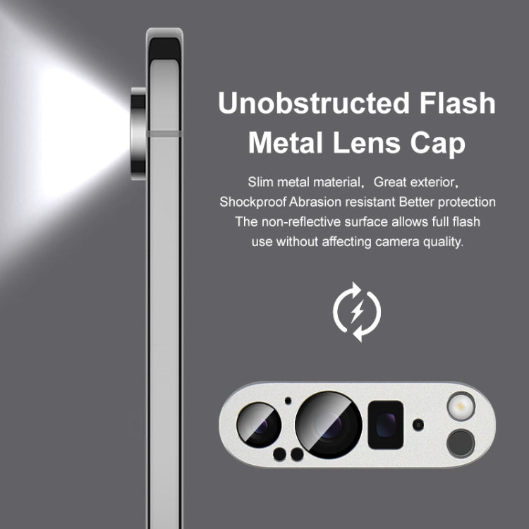 For Google Pixel 9 Pro IMAK Metal Armor Premium Camera Protector Film(Silver) - Other by imak | Online Shopping UK | buy2fix