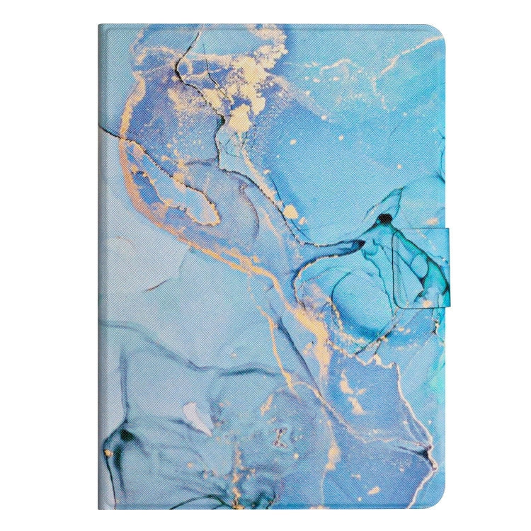 For iPad Pro 11 2024 Marble Pattern Leather Smart Tablet Case(Blue) - iPad Pro 11 2024 Cases by buy2fix | Online Shopping UK | buy2fix