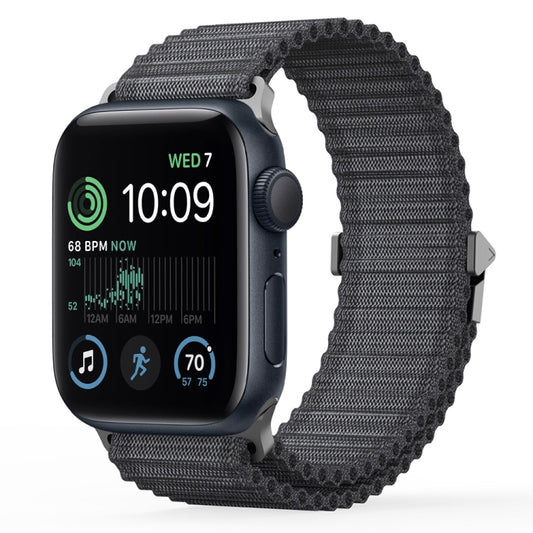 For Apple Watch SE 40mm DUX DUCIS YC Series Ocean Nylon Watch Band(Dark Grey) - Watch Bands by DUX DUCIS | Online Shopping UK | buy2fix