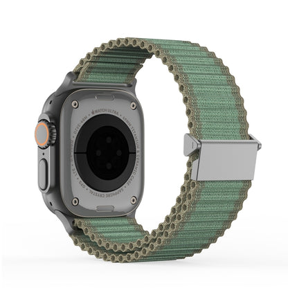 For Apple Watch Series 3 38mm DUX DUCIS YC Series Ocean Nylon Watch Band(Green) - Watch Bands by DUX DUCIS | Online Shopping UK | buy2fix